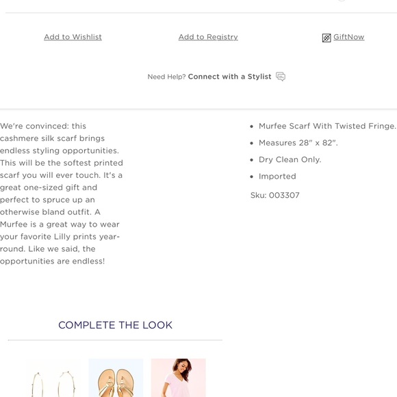 Lilly Pulitzer Jellies be Jammin Mufree Scarf - Picture 5 of 5